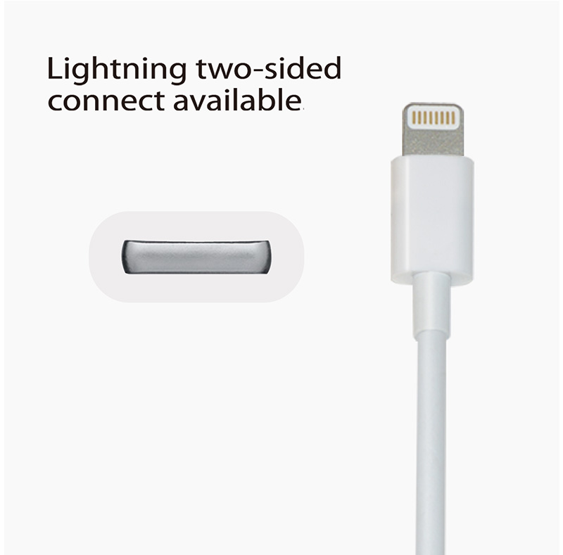 MFI 8 Pin Lightning to USB Round Cable WPL018