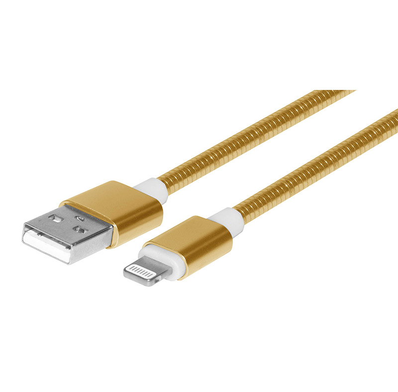  MFI 8 Pin Lightning to USB with Metallic Cable WPL038