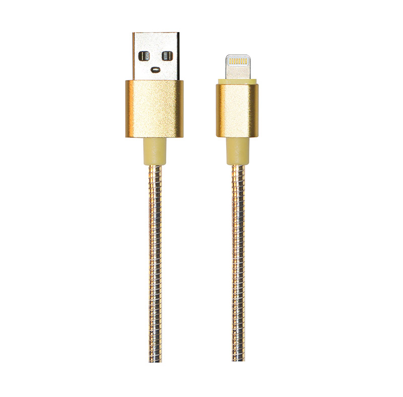  MFI 8 Pin Lightning to USB with Metallic Cable WPL038