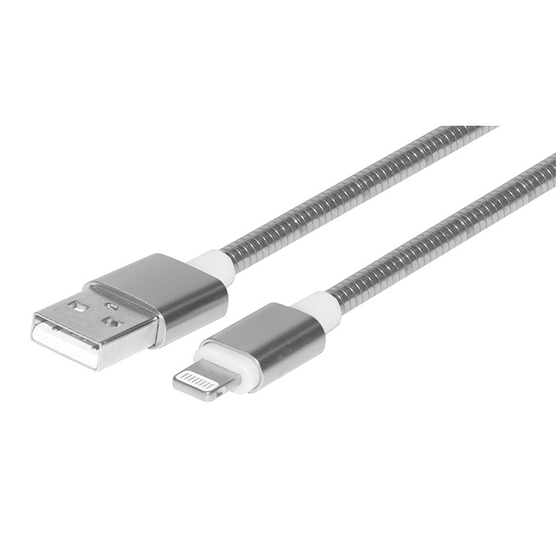  MFI 8 Pin Lightning to USB with Metallic Cable WPL038