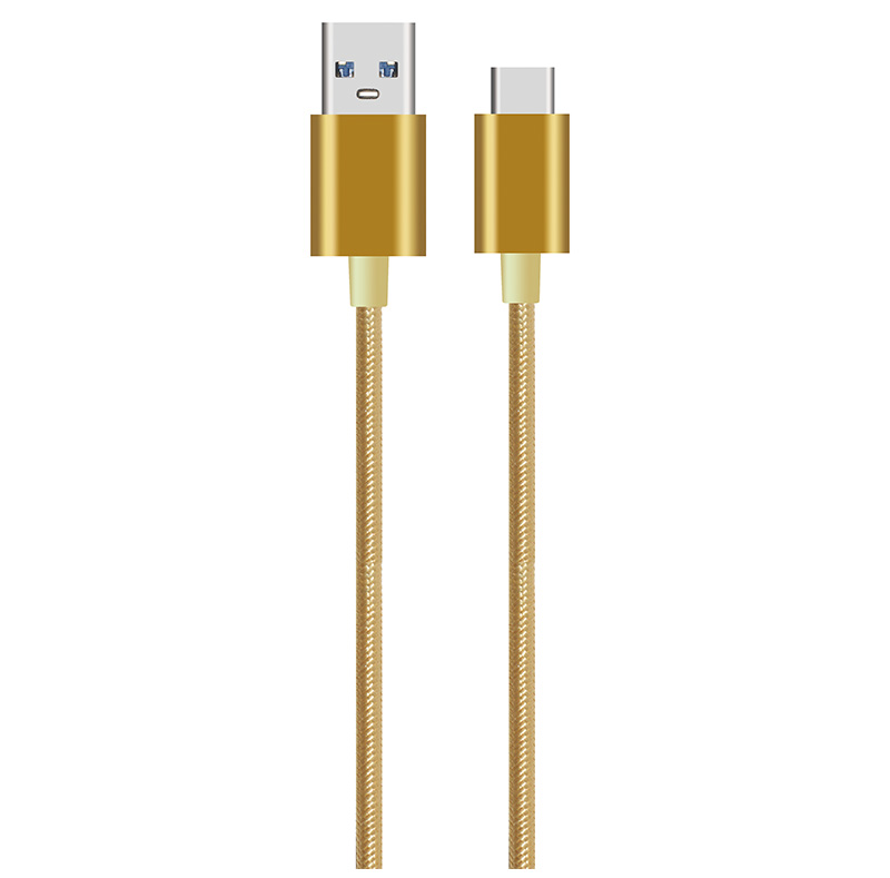 USB-A to USB-C Cable With Metal TP004