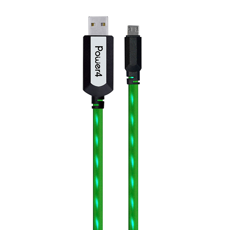 EL Visible Micro USB Flowing Flat Cable LDF001