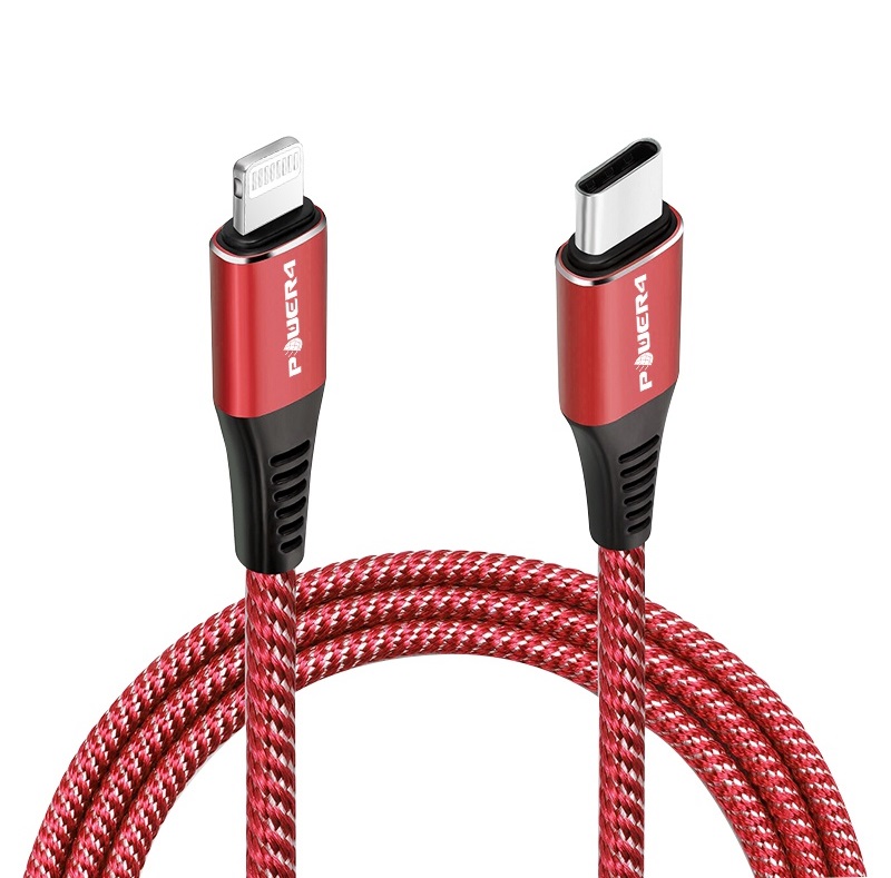 fast charging braided ipad cable mobile phone c to lightning pd cable with packaging
