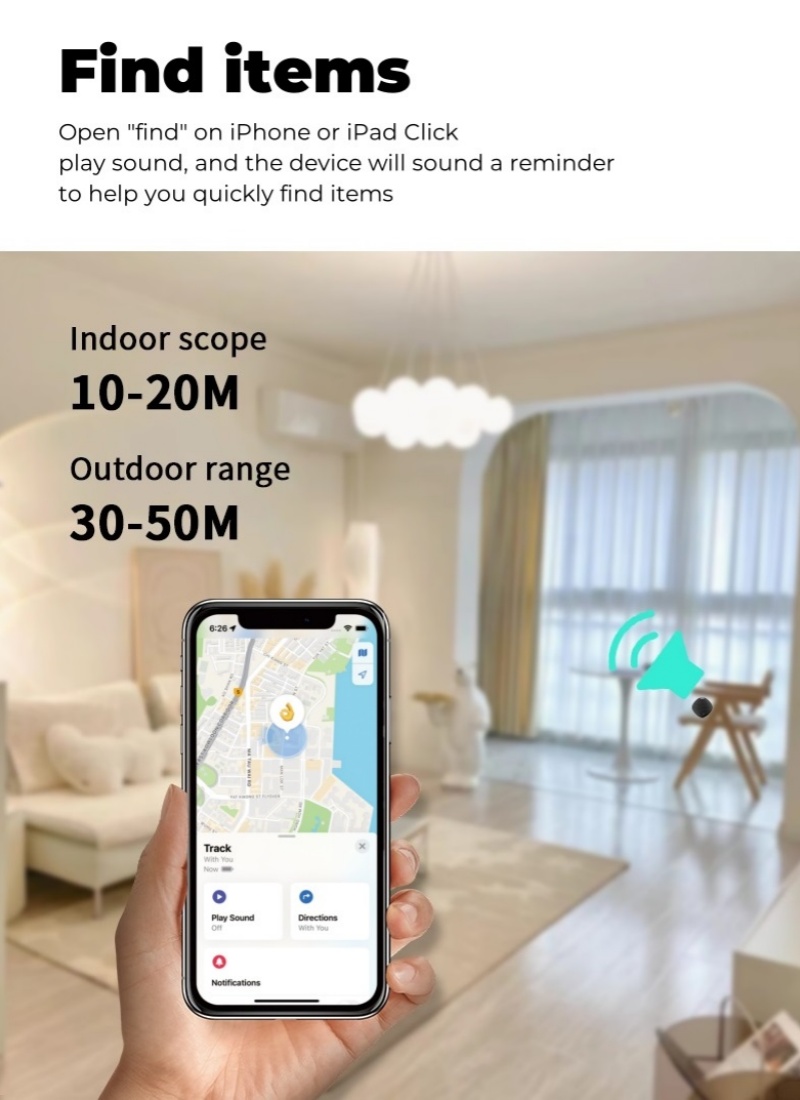 Apple Find My Anti-Lost Smart card Wireless Finder Locator Location Tracker Airtag Factory custom Global Positioning iTag