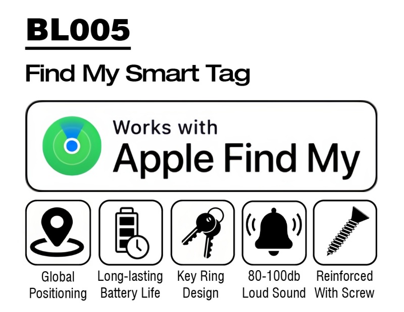 Apple Find My StarTag Item Finder Anti-tracking Bluetooth 5.2 One Touch Find Accurate Positioning For IOS device reinforced with double screw process ITag Pet Locator Is Suitable Children's