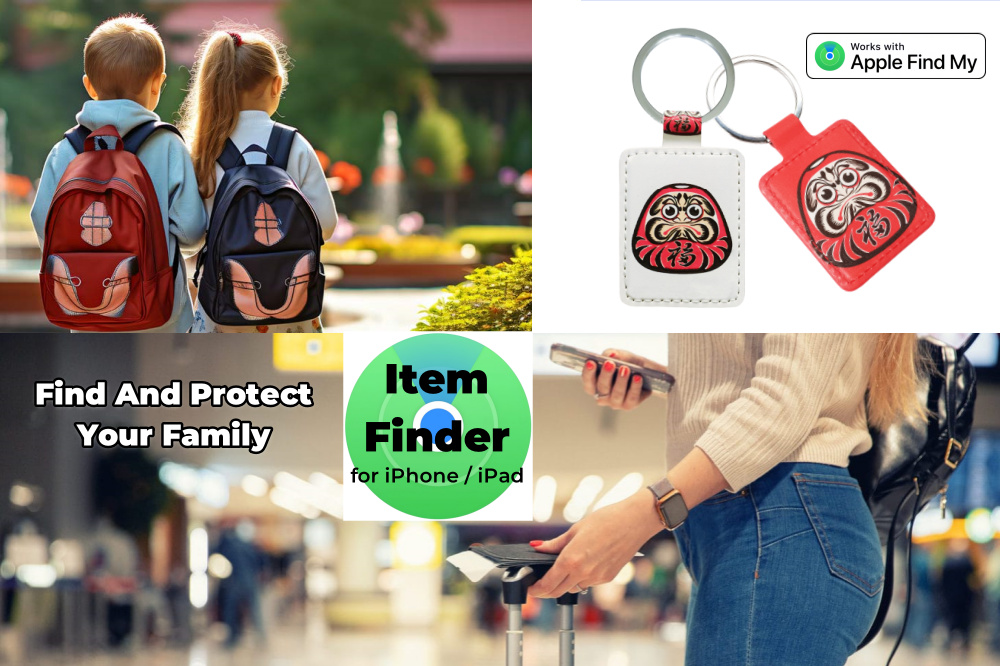 Smart Tag, Bluetooth Luggage Tracker Works with Apple Find My, Item Locator for Key, Luggage, Backpack, Wallet