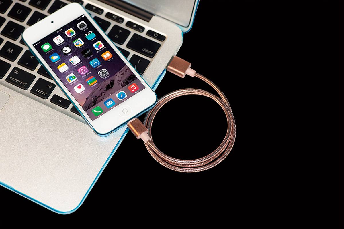  MFI 8 Pin Lightning to USB with Metallic Cable
