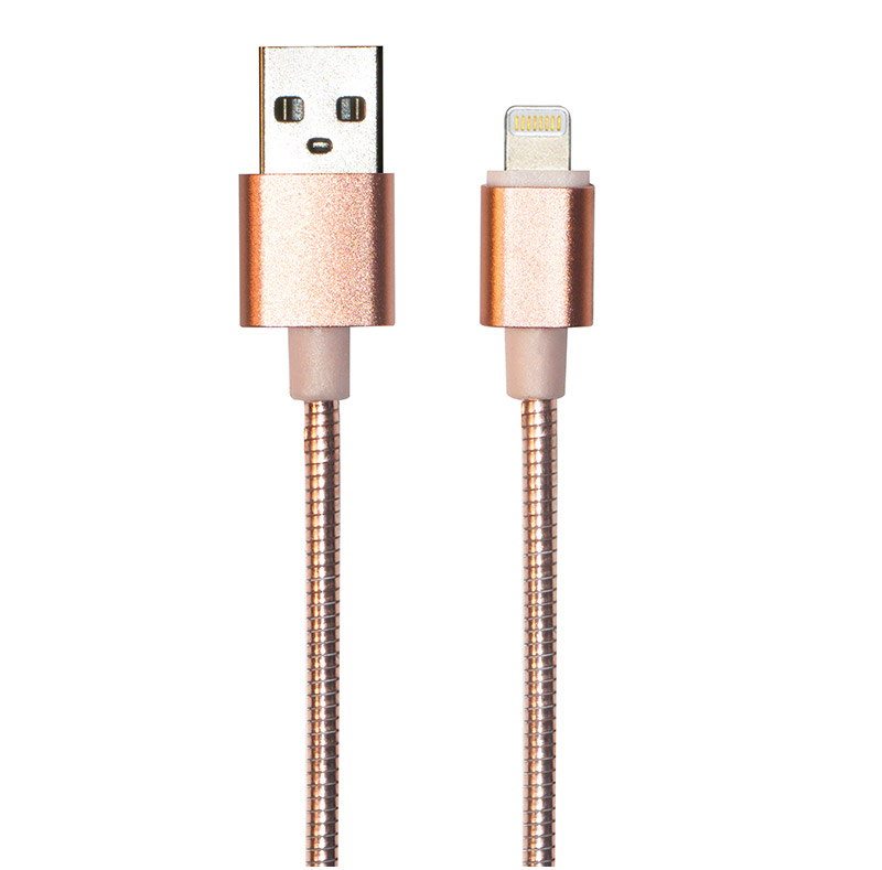  MFI 8 Pin Lightning to USB with Metallic Cable WPL038