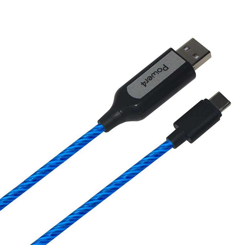 EL Visible Light  Type-C to USB Flowing Round Cable LR004