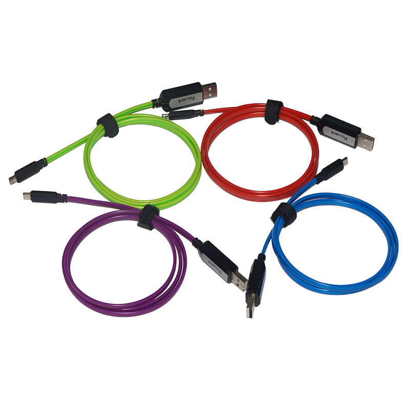 EL Visible Micro USB Flowing Flat Cable LDF001