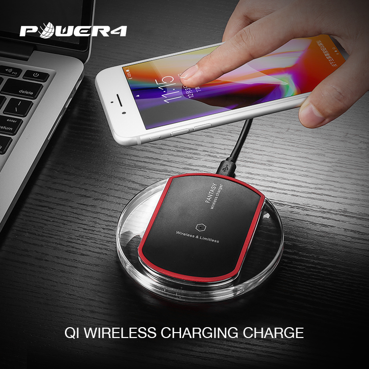 Mobile phone charger Qi certified wireless charger pad 5W 7.5W 10W for Samsung Galaxy S8/S7/S6 Edge Plus/Note 5 and Qi-Enabled Device