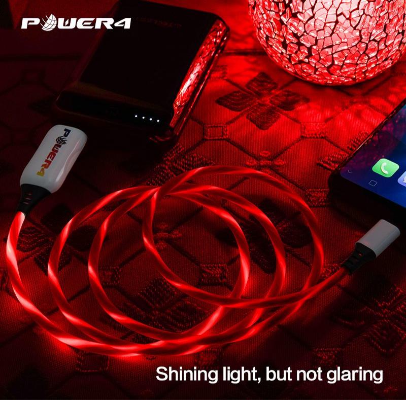 Original flash charging LED light up 5V 4A Android super fast charging cable